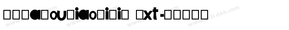 FZLaGouBiaoTiTiS Ext字体转换